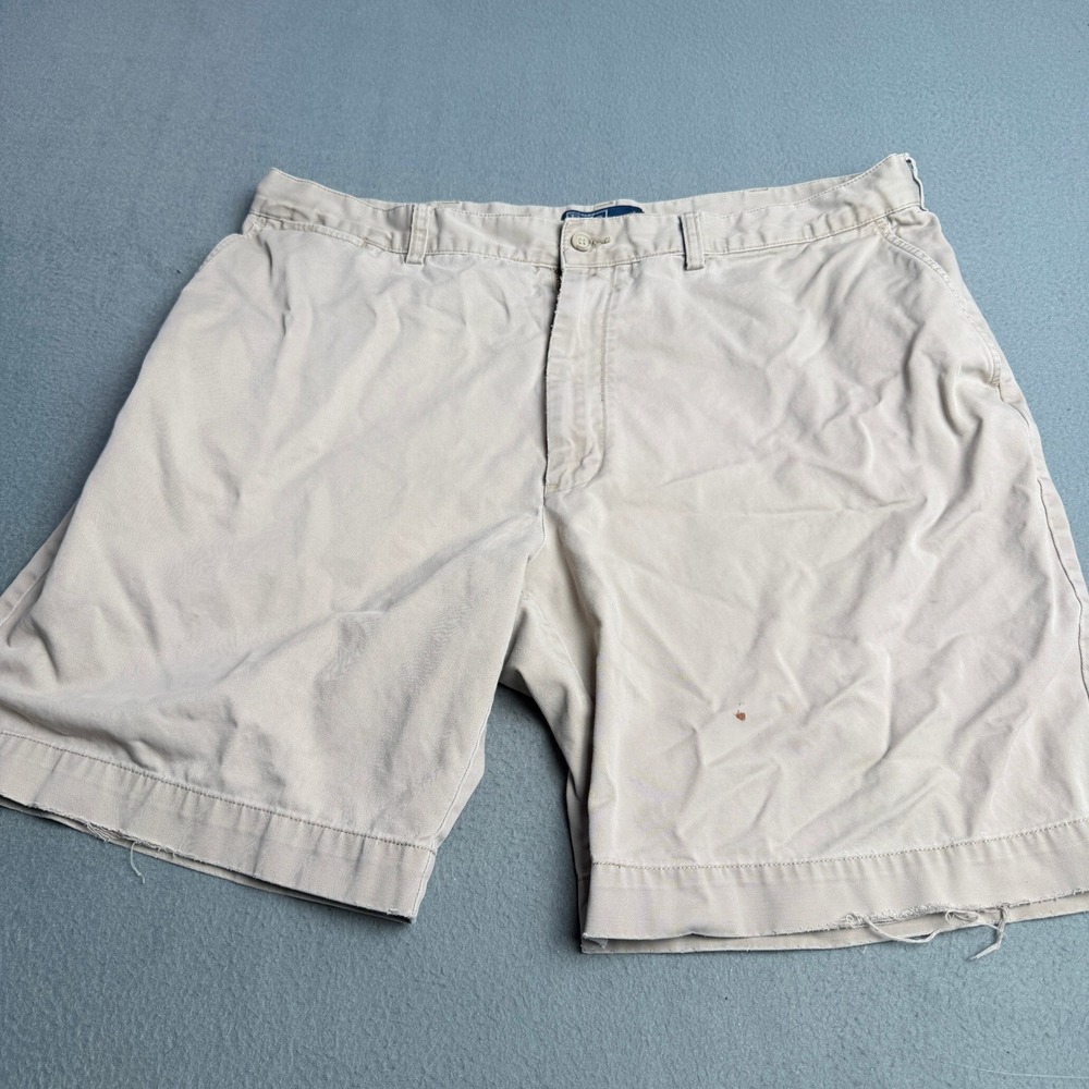 Polo Ralph Lauren Prospect Short Mens 40 Tan Khaki Cotton Chino Flat Front 9in